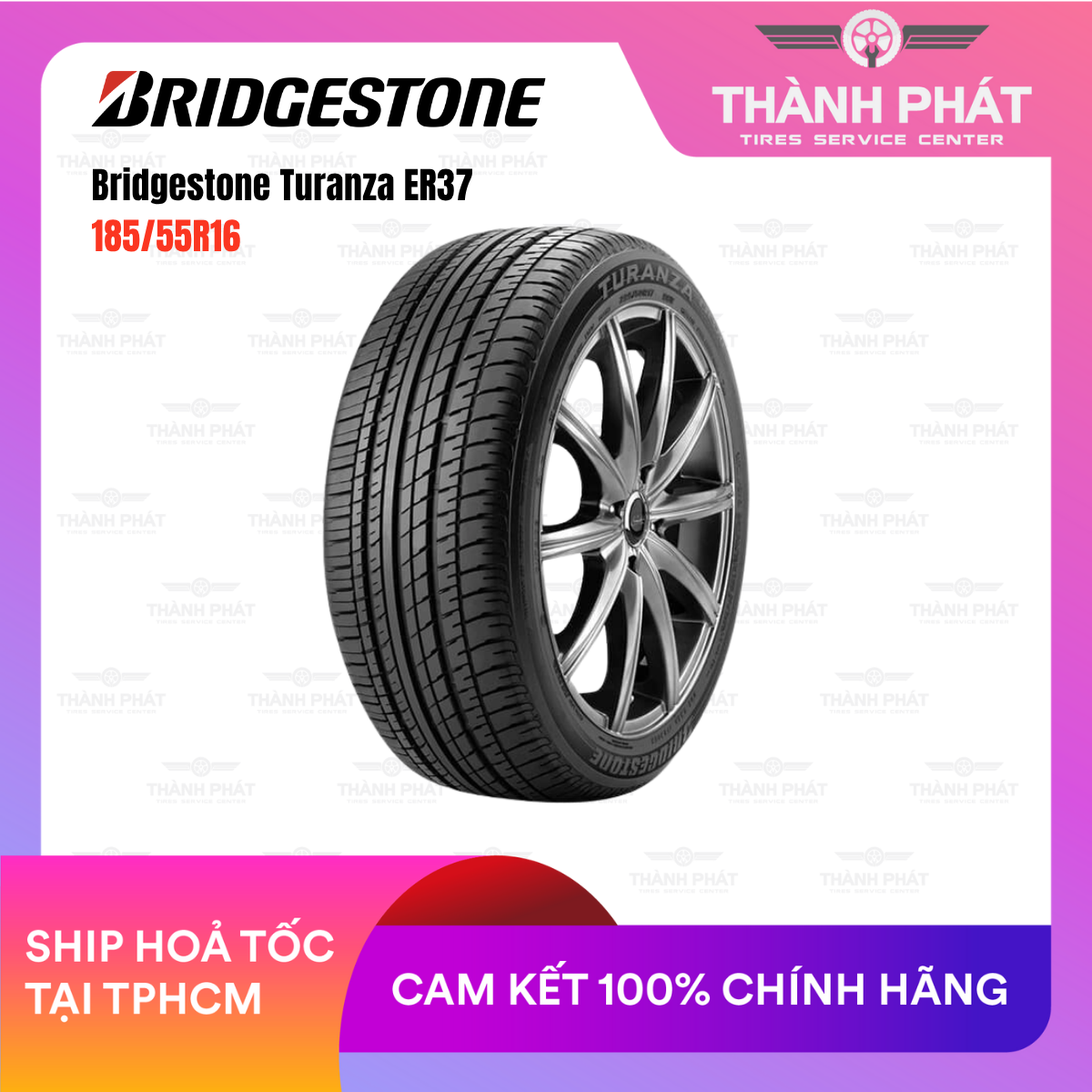 Lốp Bridgestone 185:55R16 Turanza ER37