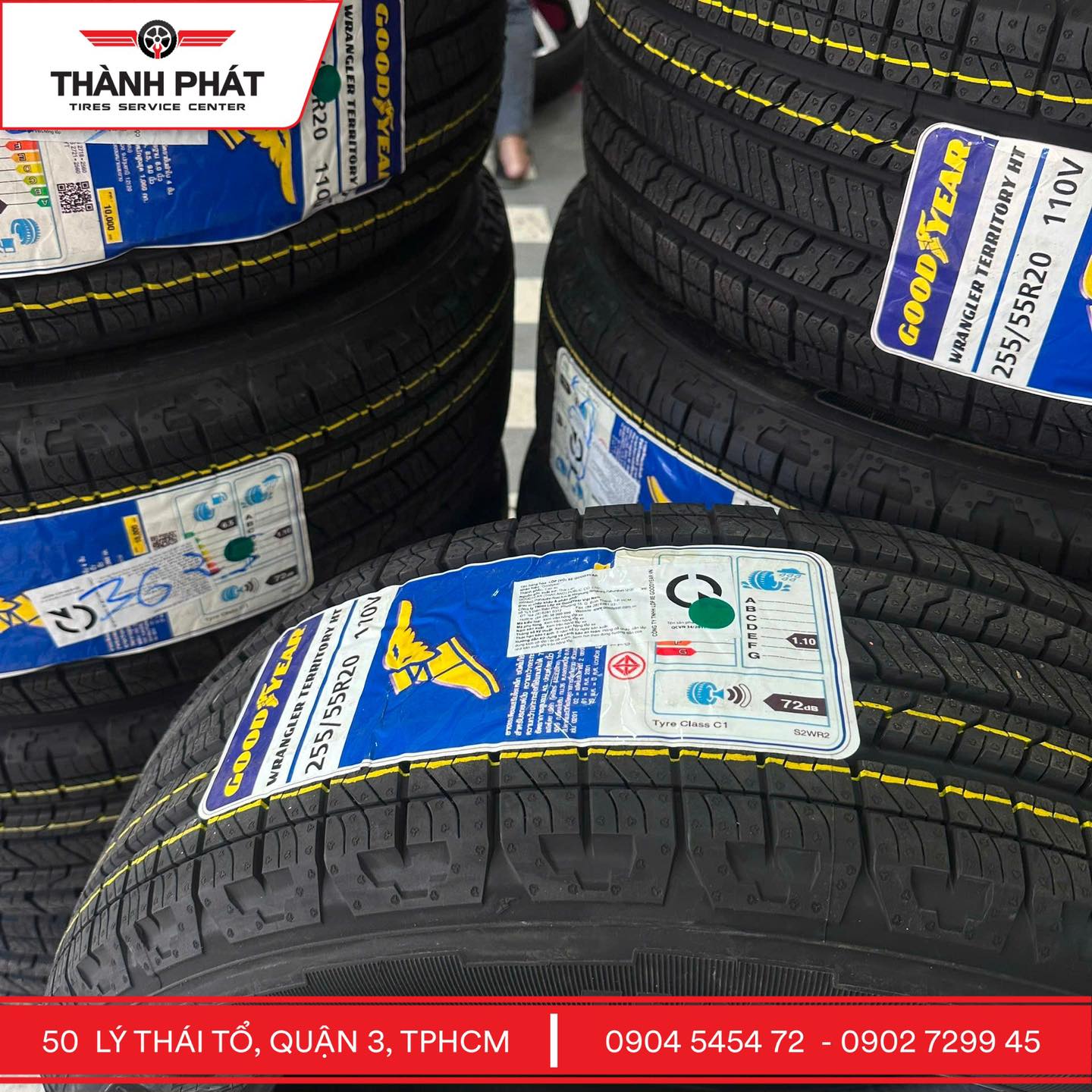 lốp 255 55r20 goodyear cho ford explorer volkswagen teramont