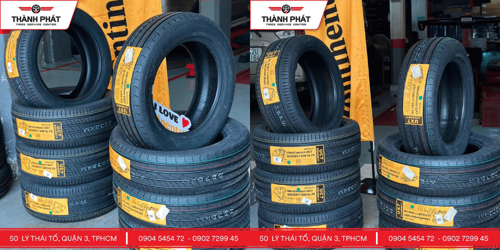 lốp continental ultracontact ux7 215 60r17 êm ái giảm ồn