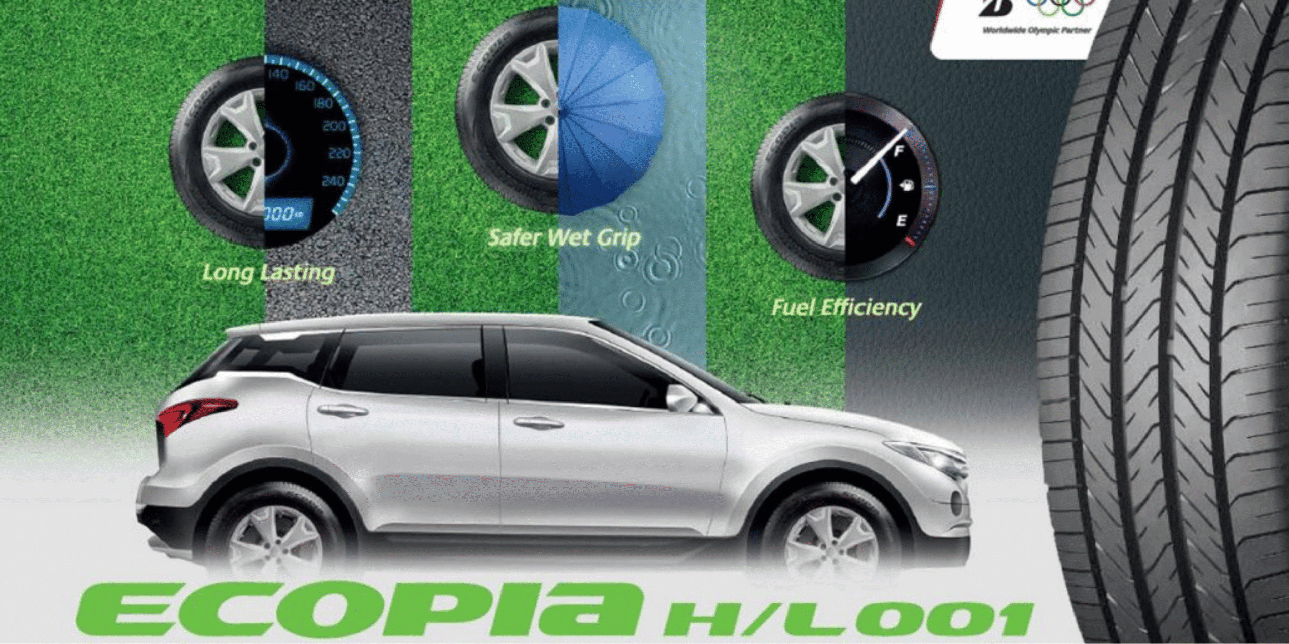 Lốp Bridgestone Ecopia HL01 – Tiết kiệm nhiên liệu, chạy êm