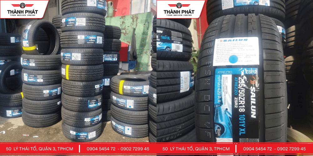 

Lốp Sailun VinFast OEM full size cho xe điện, hàng kho số lượng lớn, thay thế đúng chuẩn VF e34, VF 5, VF 8, VF 9.