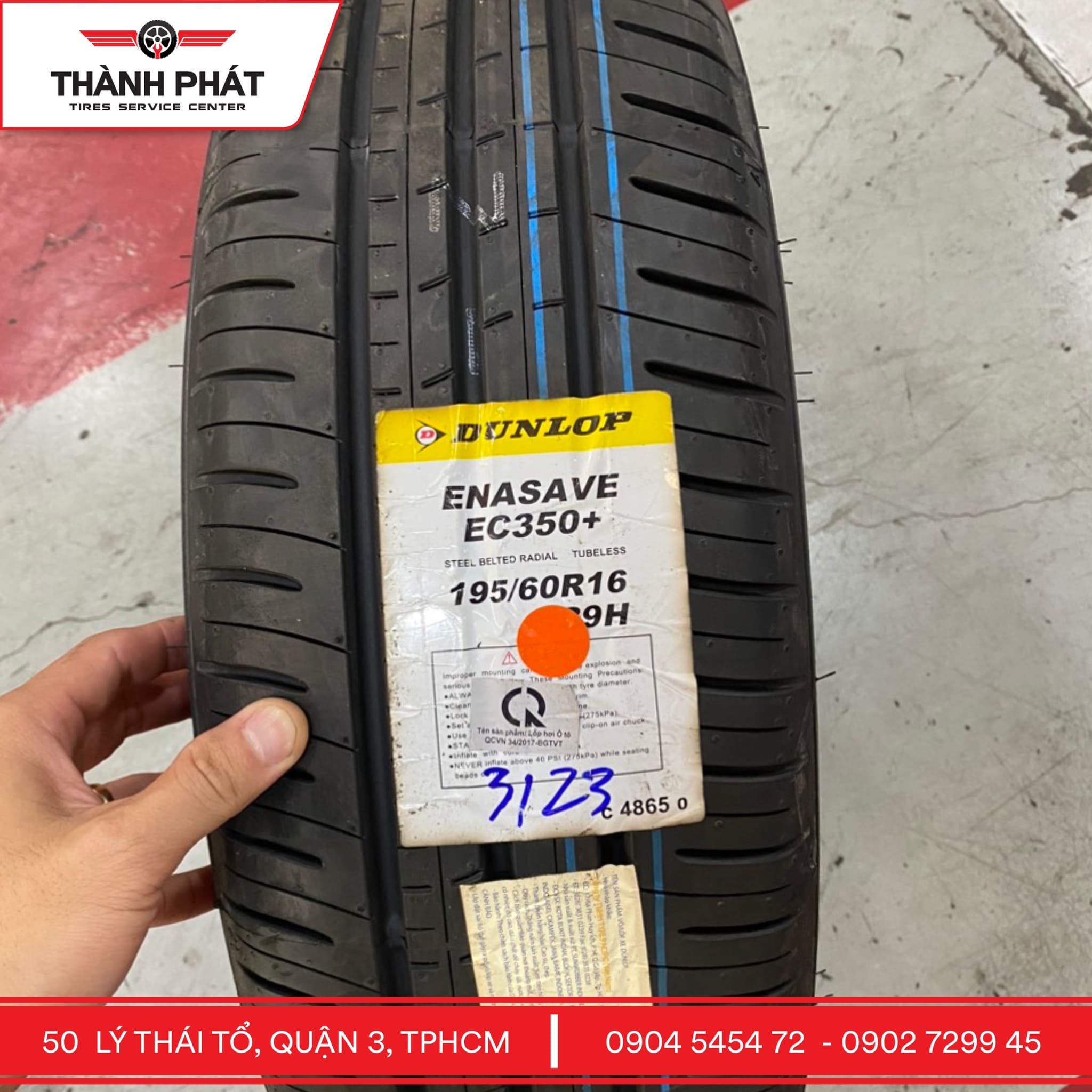 thay lốp 195 60r16 tphcm chính hãng