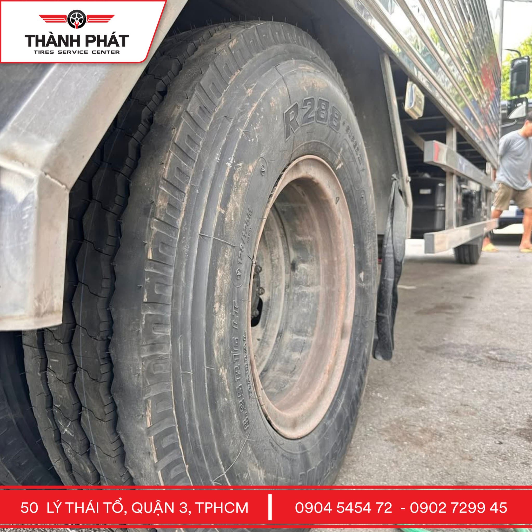 ốp 825r16 cho xe tải bridgestone r288