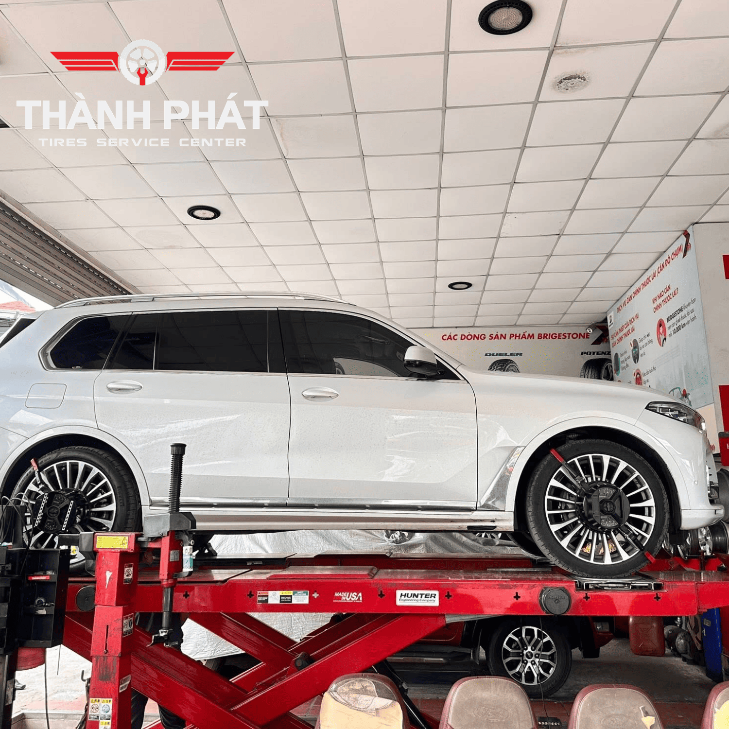 cân chỉnh thước lái hunter chính hãng tphcm