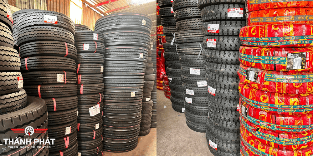 Kho lốp xe tải Quận 12 tại Thành Phát