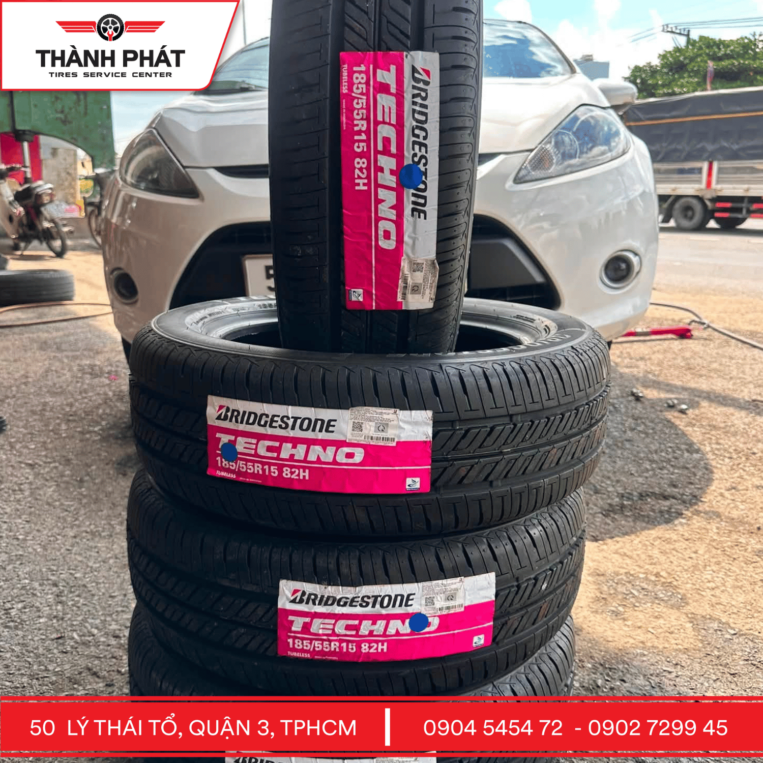 Bridgestone Techno 185/55R15 chính hãng giá tốt