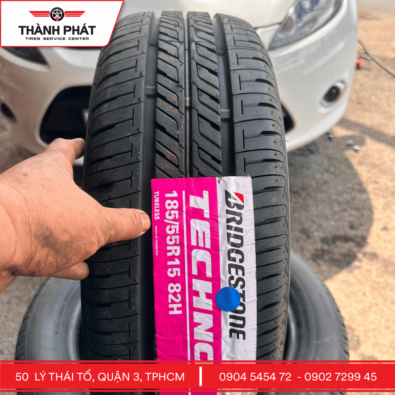 Bridgestone Techno 185/55R15 cho Honda City Toyota Vios Mazda2