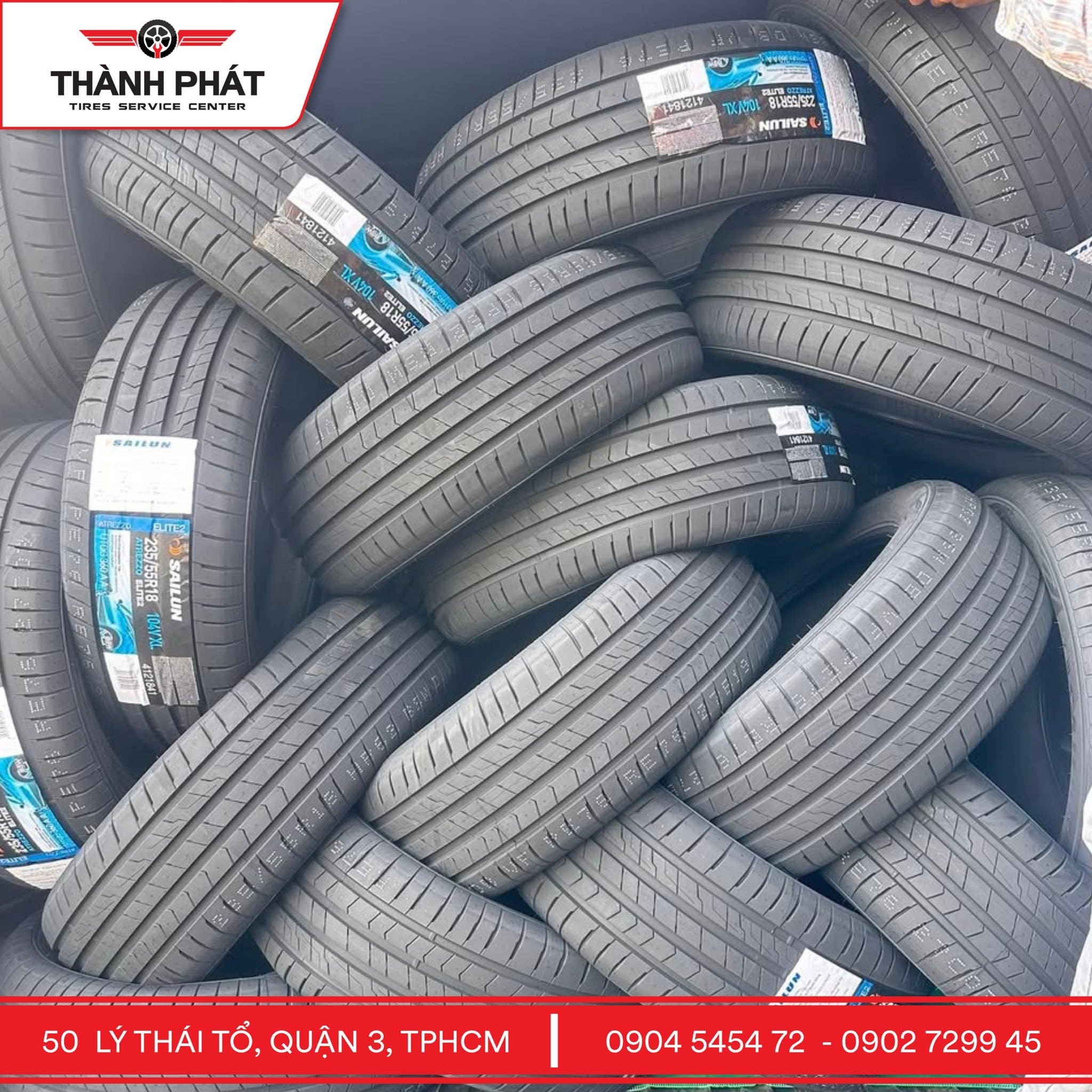 Thay lốp VinFast Limo Green tại Thành Phát
