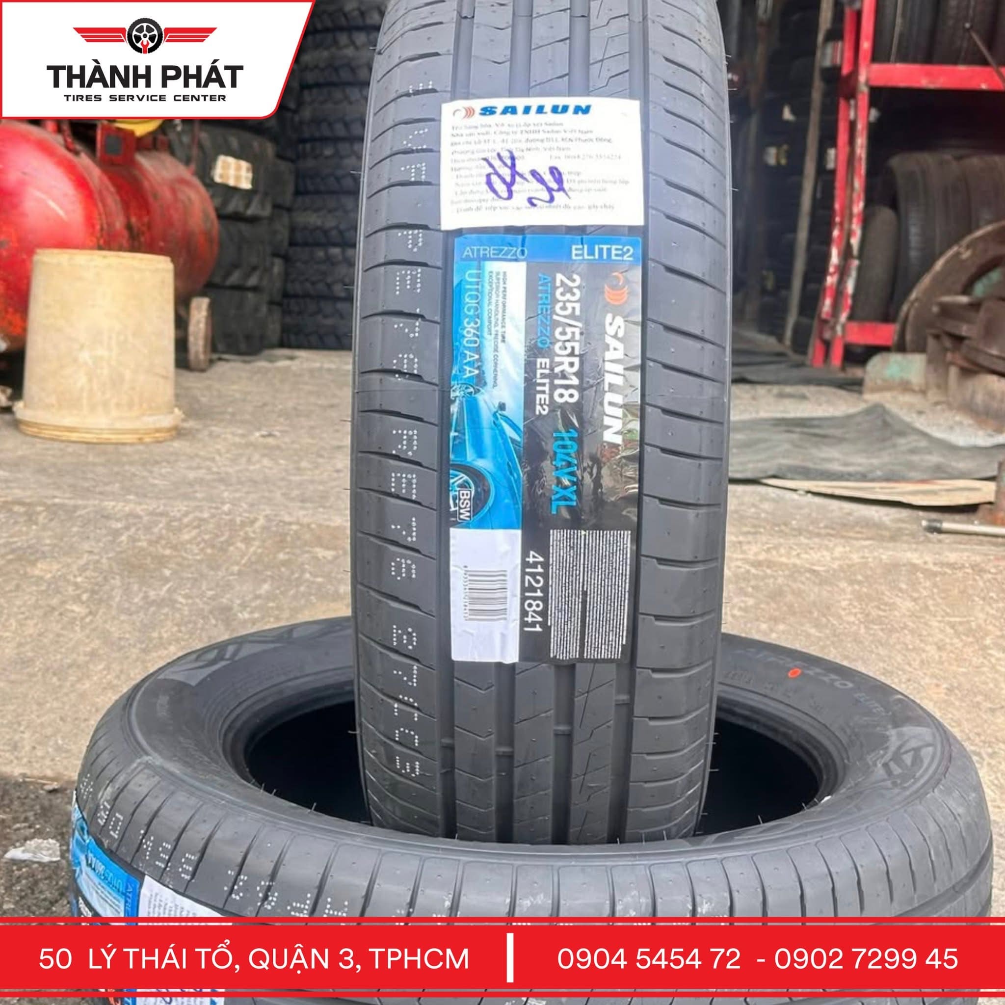 Lốp 235/55R18 cho VinFast Limo Green