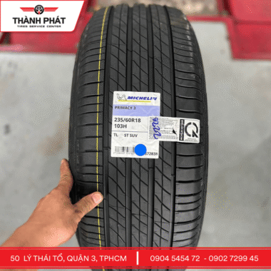 Tìm lốp Michelin 235/55R19 hay 235/60R18? Hàng chính hãng, giá tốt tại Thành Phát Quận 3, Quận 12!