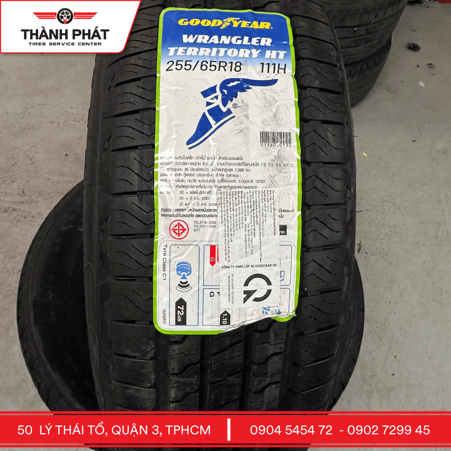 Goodyear Wrangler Territory HT 255/65R18 cho Ford Everest Ford Ranger
