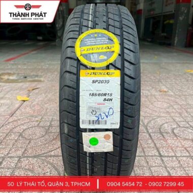 Vios đời 2013–2022 cần thay lốp? Tham khảo ngay Dunlop SP2030 185/60R15 đúng size nguyên bản!