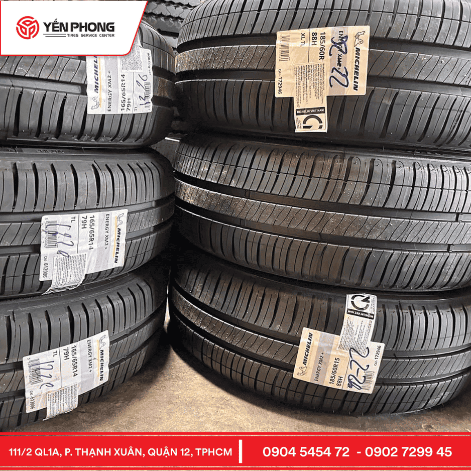 Lốp Michelin HCM 165/65R14 185/60R15 195/65R15 215/55R17