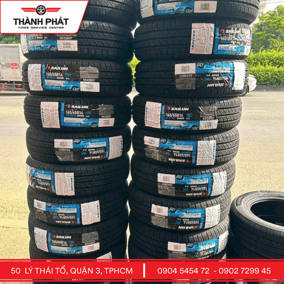 Lốp Sailun 165/65R14 cho Hyundai i10 Kia Morning sử dụng đúng size