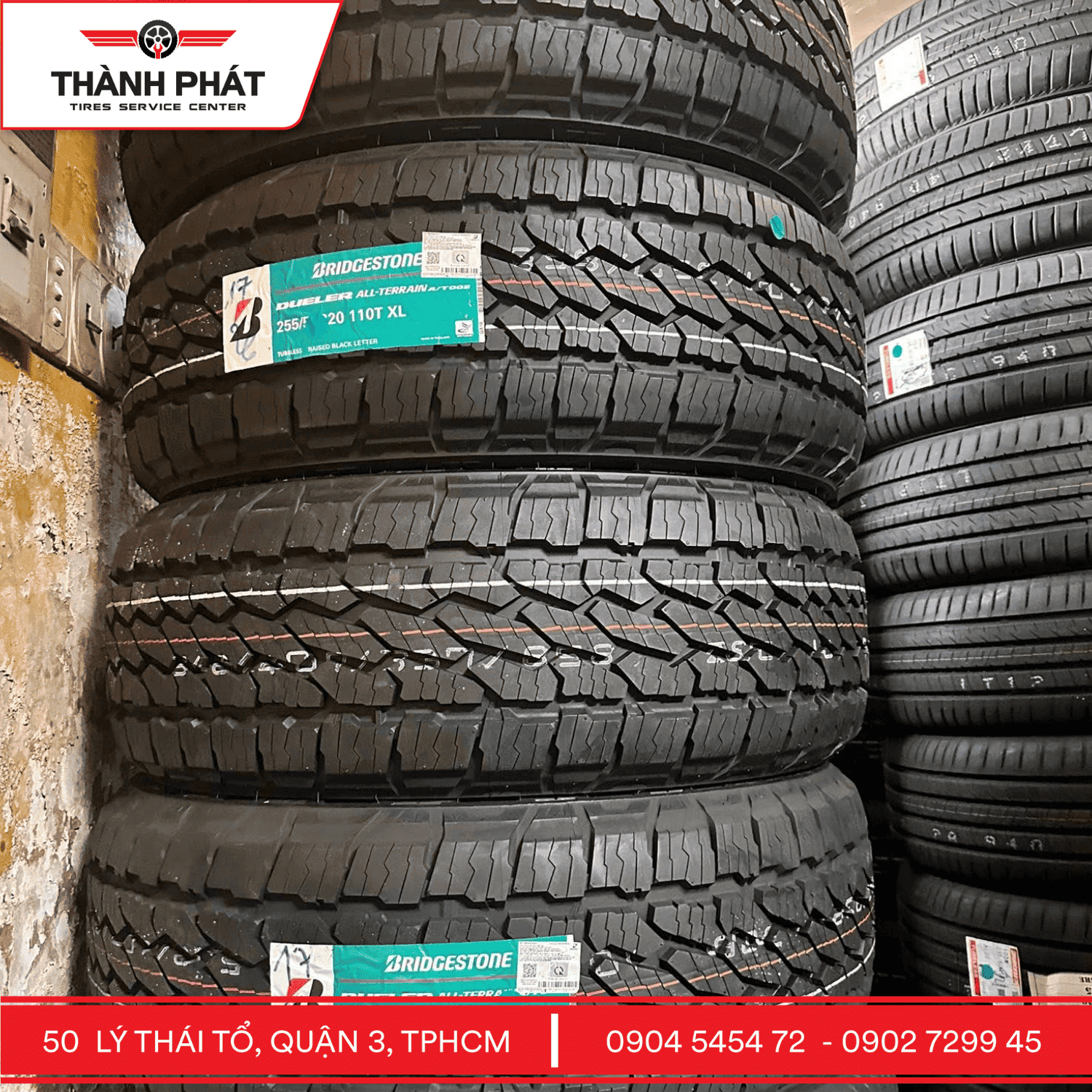 Bridgestone Dueler A/T 002 255/55R20 chính hãng