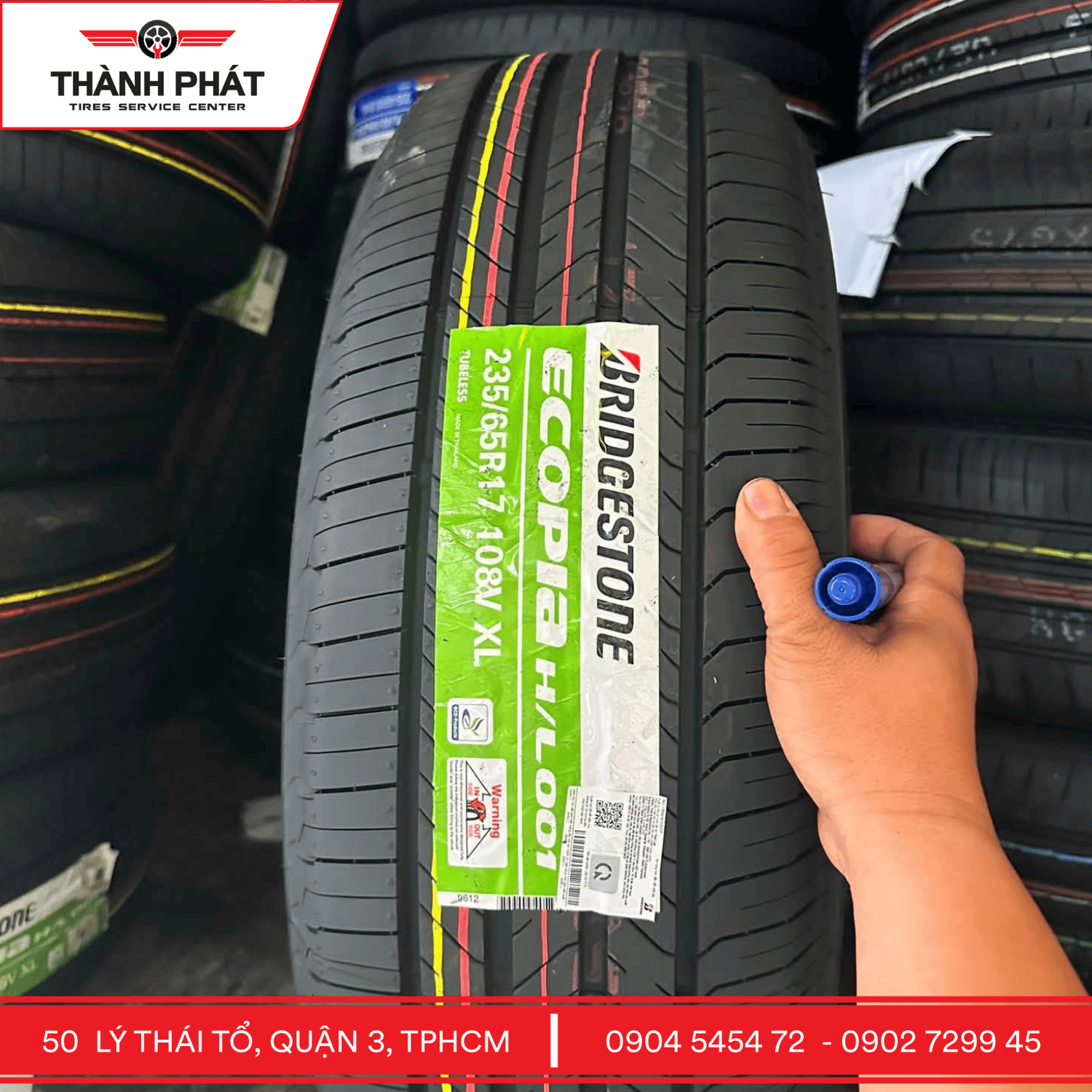 Lốp Bridgestone nhiều size có sẵn tại TP.HCM