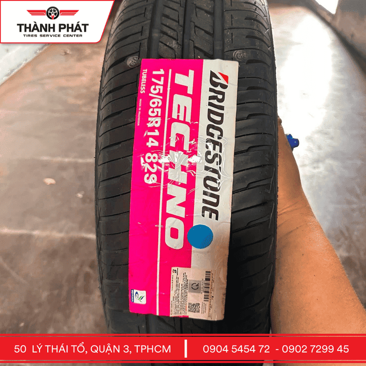 Các size lốp Bridgestone Techno cho xe cỡ nhỏ và cỡ trung