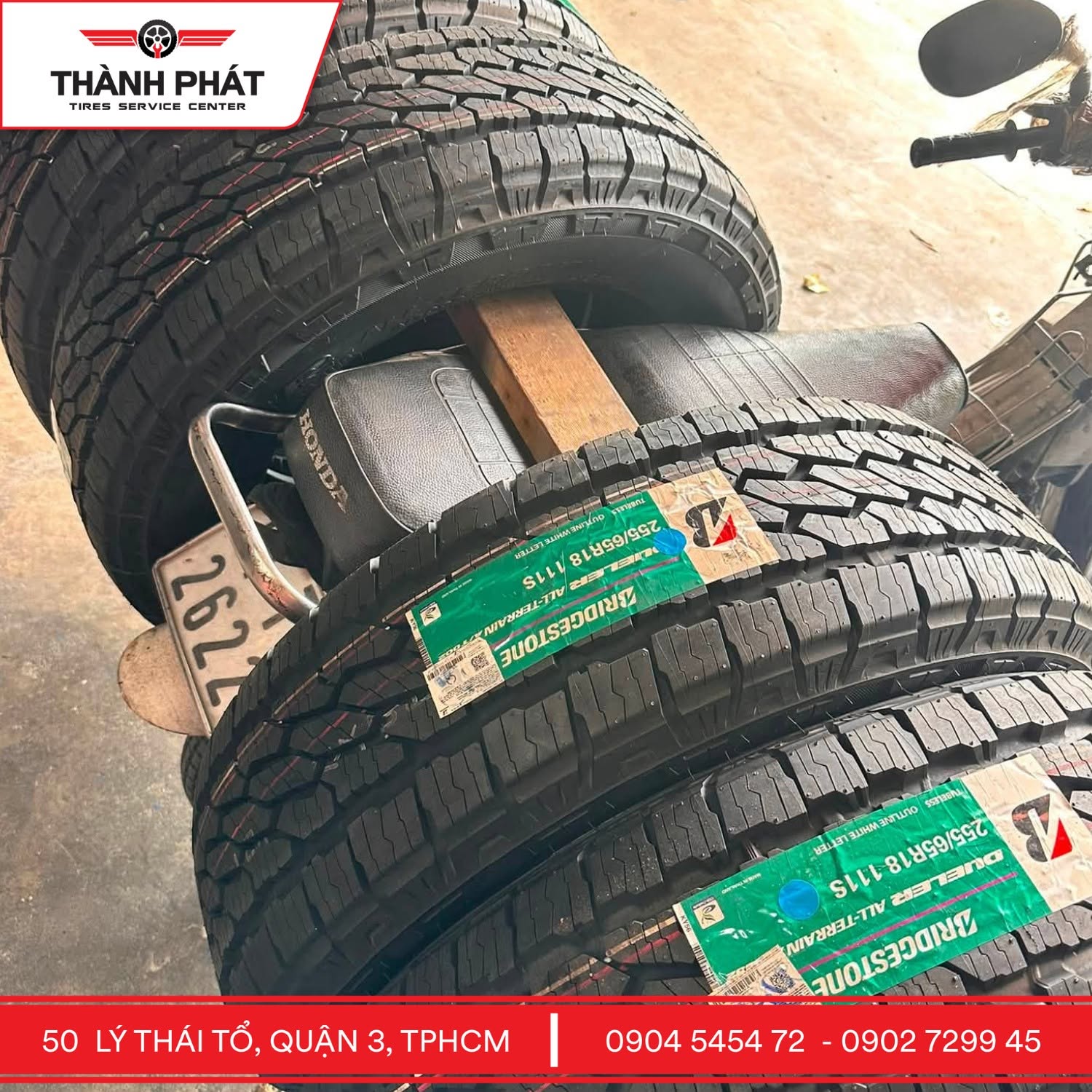 Bridgestone Dueler A/T 002 255/65R18 cho Ford Ranger