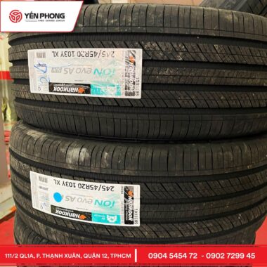 Chuẩn xe điện VinFast VF 8 Plus: 245/40R20 Hankook iON sẵn hàng!