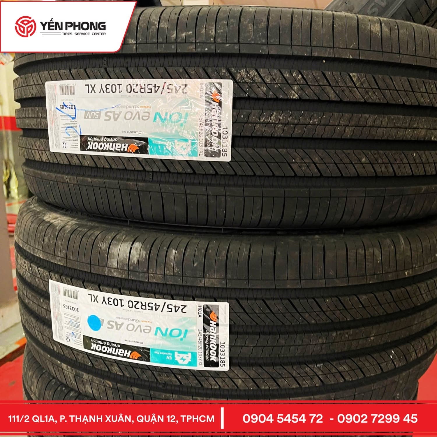 Hankook iON 245/40R20 cho VinFast VF 8 Plus