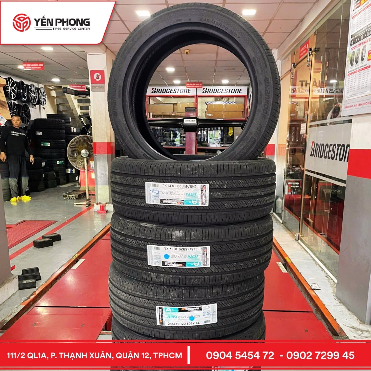 Lốp xe điện Hankook iON cho VinFast VF 8