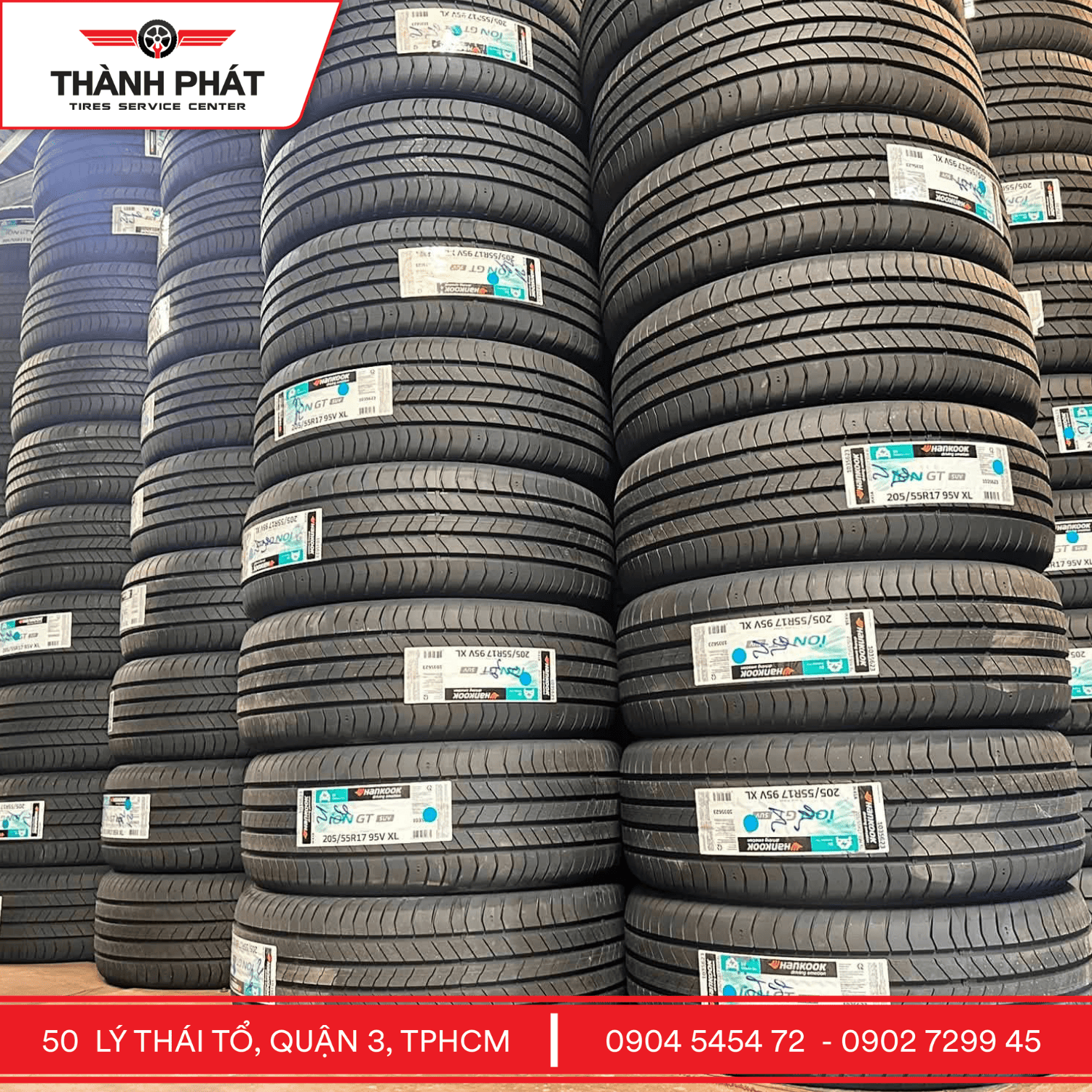 Hankook iON 205/55R17 chính hãng cho xe điện