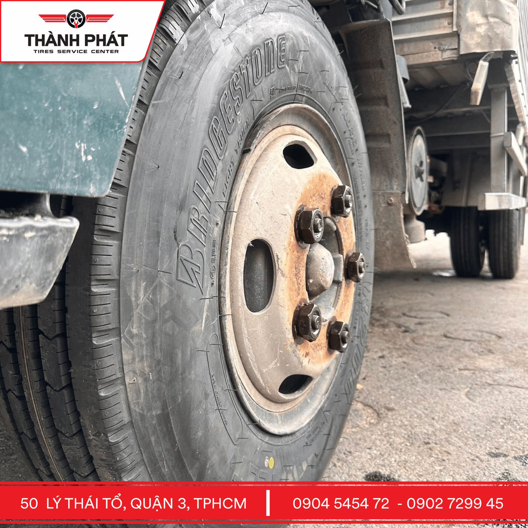 Lốp Bridgestone cho Hyundai County