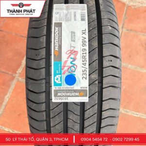 Khách đang tìm lốp 235/45R19 cho VinFast VF6 Plus, muốn biết Hankook iON có phù hợp không, điểm mạnh của dòng iON và địa chỉ mua/thay lốp tại TP.HCM.